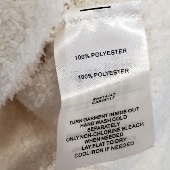 Natural Collections Mock Neck White Sweater, Size Large - Picture 5 of 10